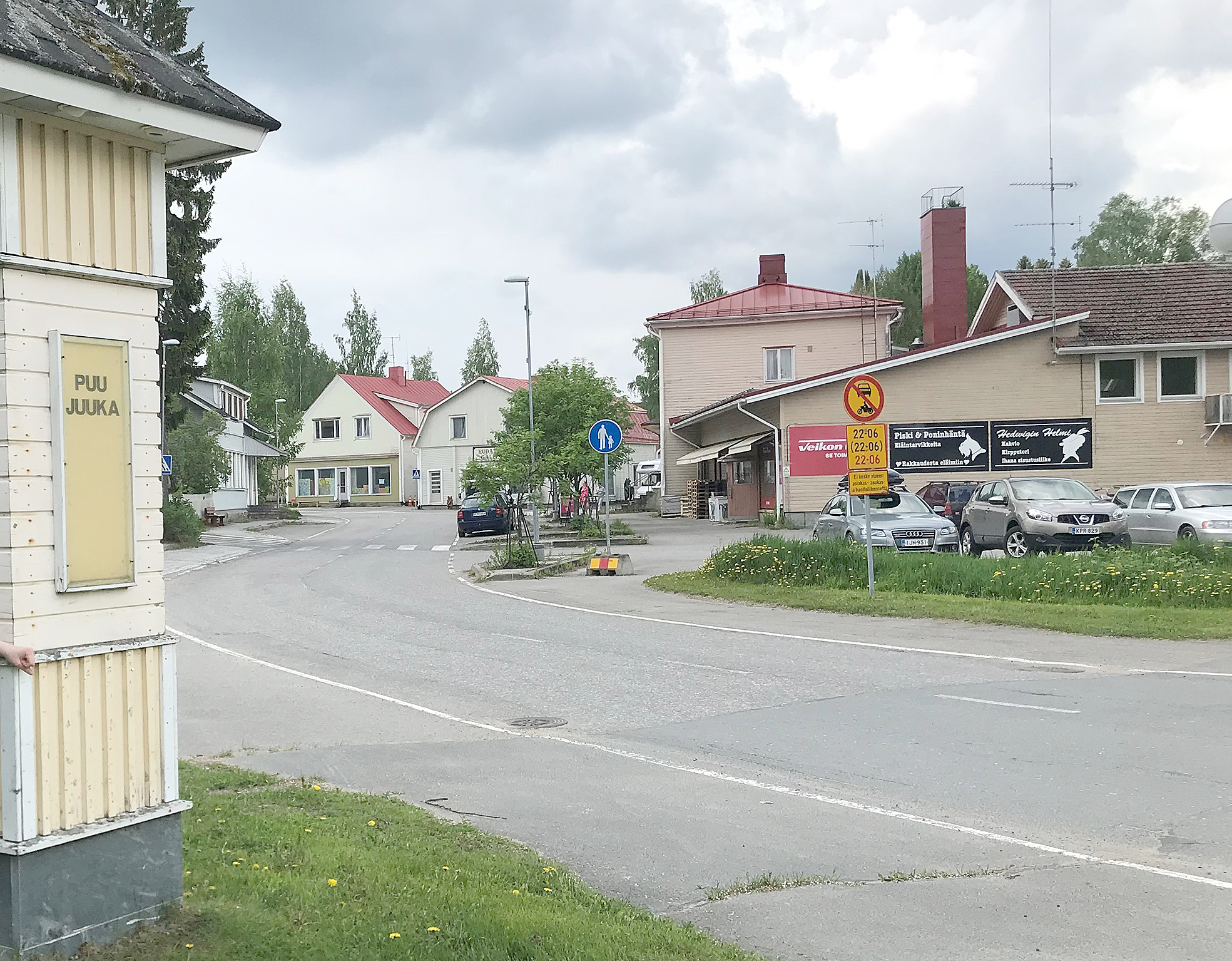 Puu-Juuka on kulttuurihistoriallisesti arvokas puutaloalue.