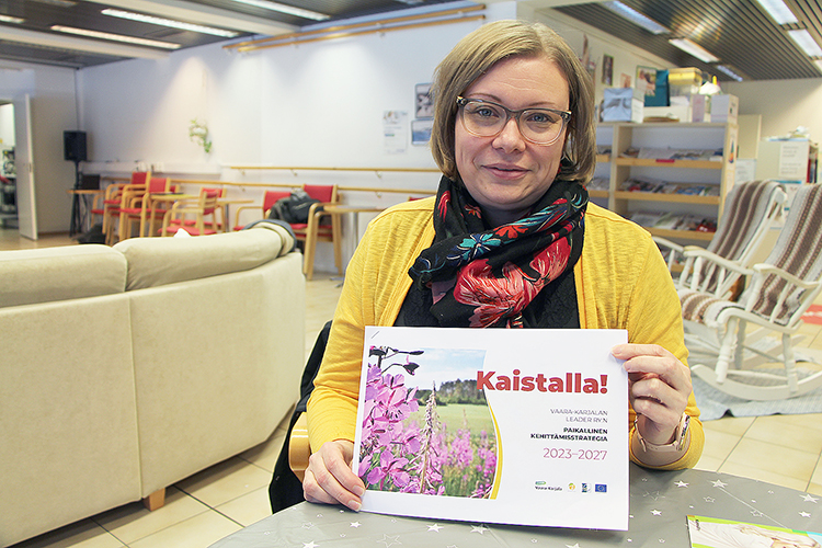 Vaara-Karjalan Leader-yhdistyksellä on seuraavina vuosina käytettävissä hankerahoitukseen yli kolme miljoonaa euroa, toiminnanjohtaja Hannele Pyykkö iloitsee.