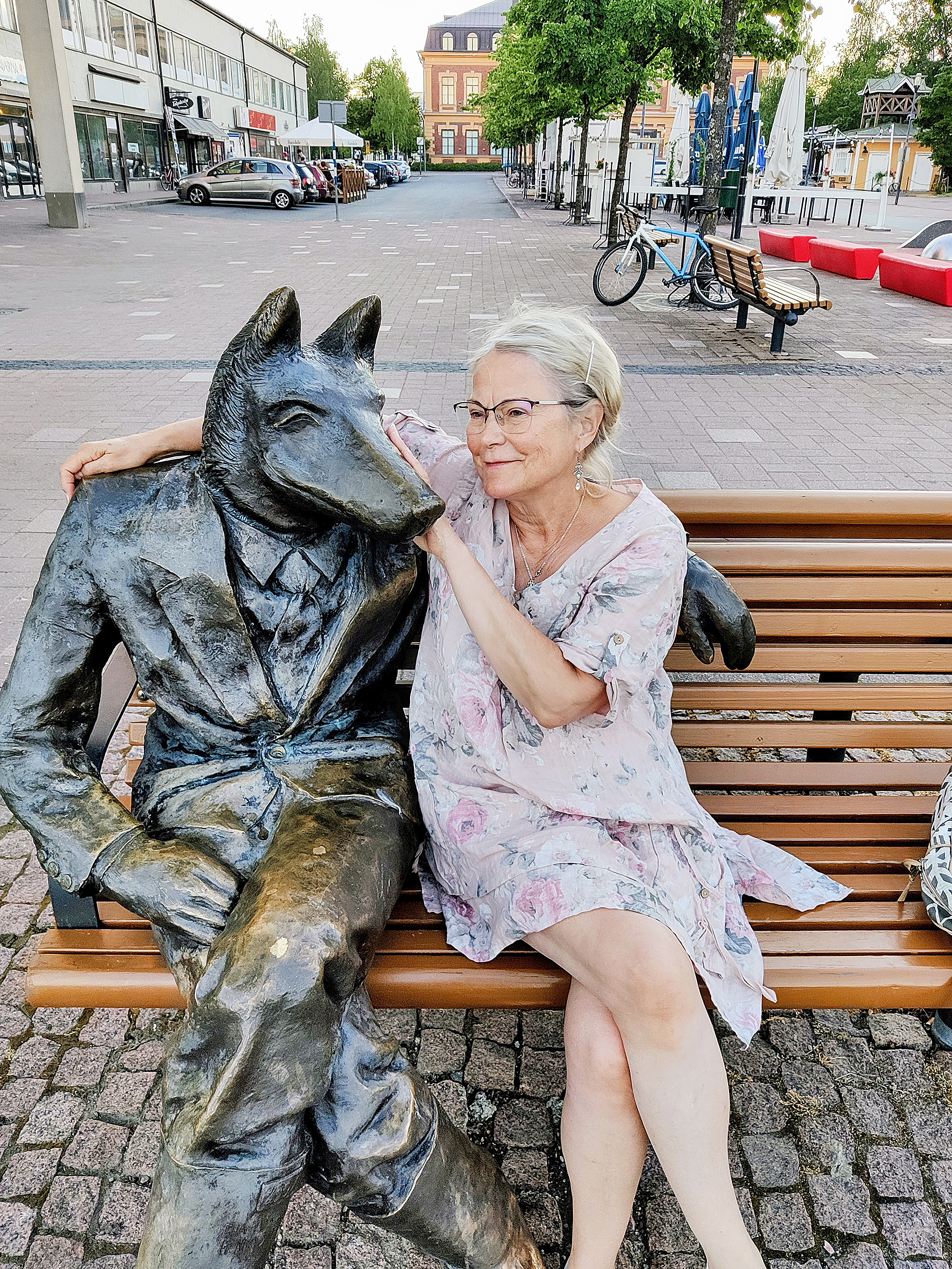 Mervi Hara Joensuussa. Kuva: Mervi Hara