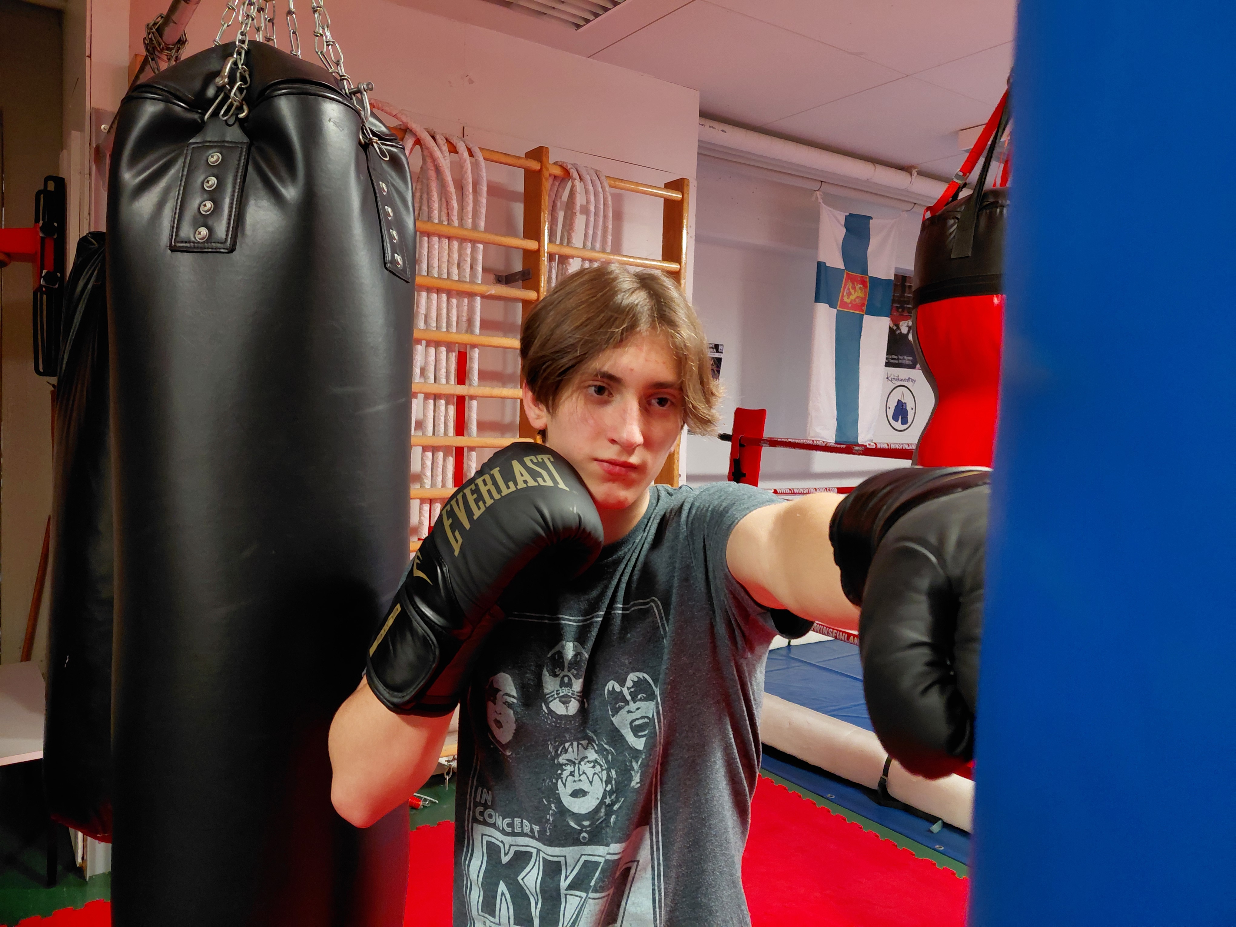 Zhenya Myslywets aloitti nyrkkeilyharrastuksensa vuosi sitten. 


 