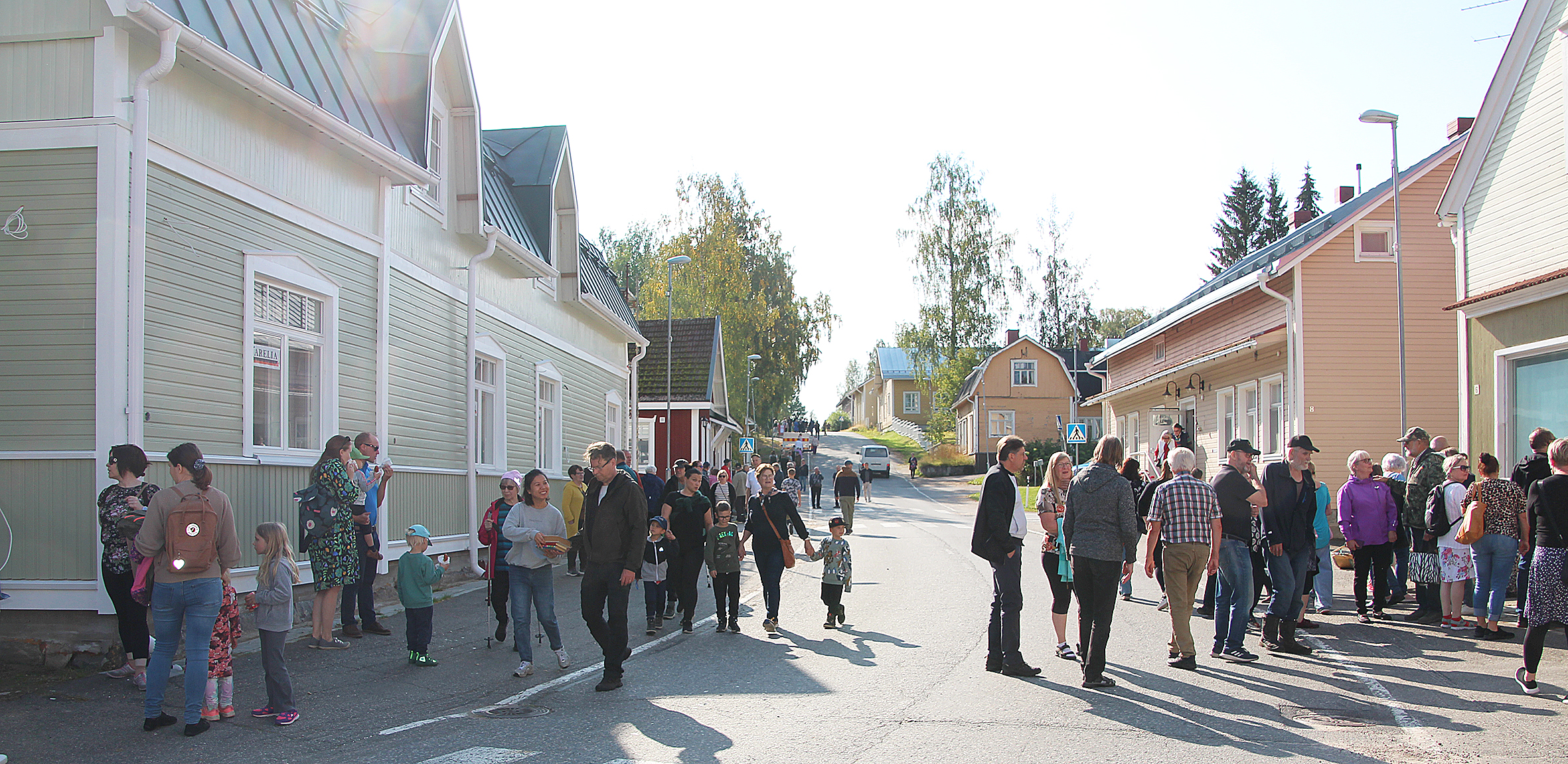 Aurinkoinen sää suosi tapahtumaa.