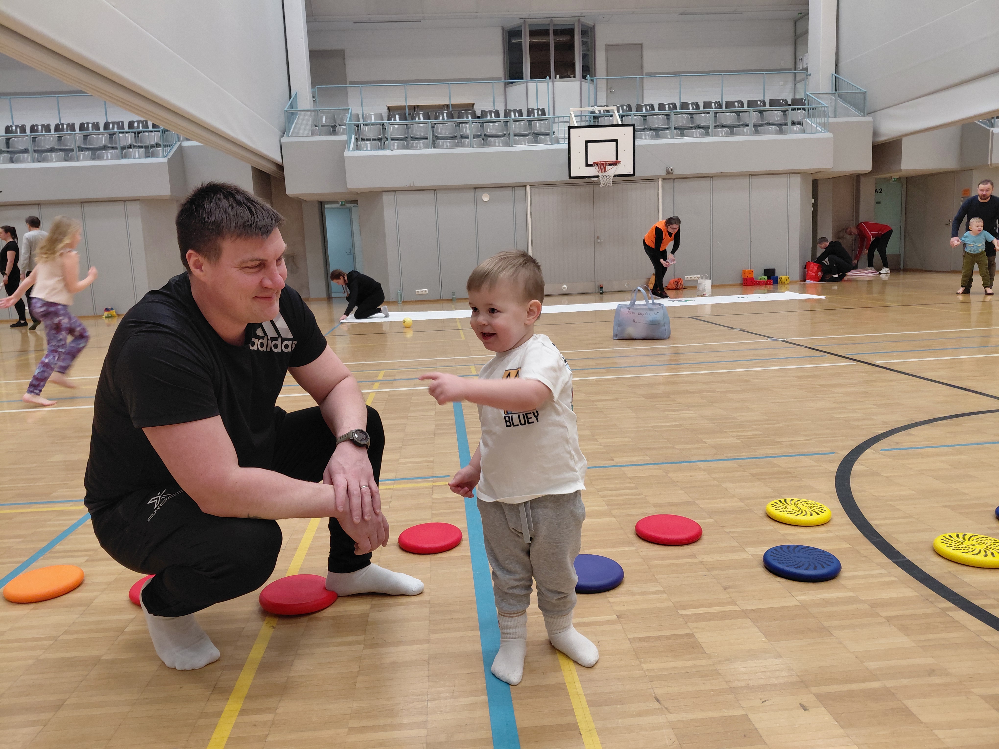 
Markku Hiltunen ja Edvin Hiltunen ovat olleet mukana kerhoilemassa jo kaksi vuotta.      