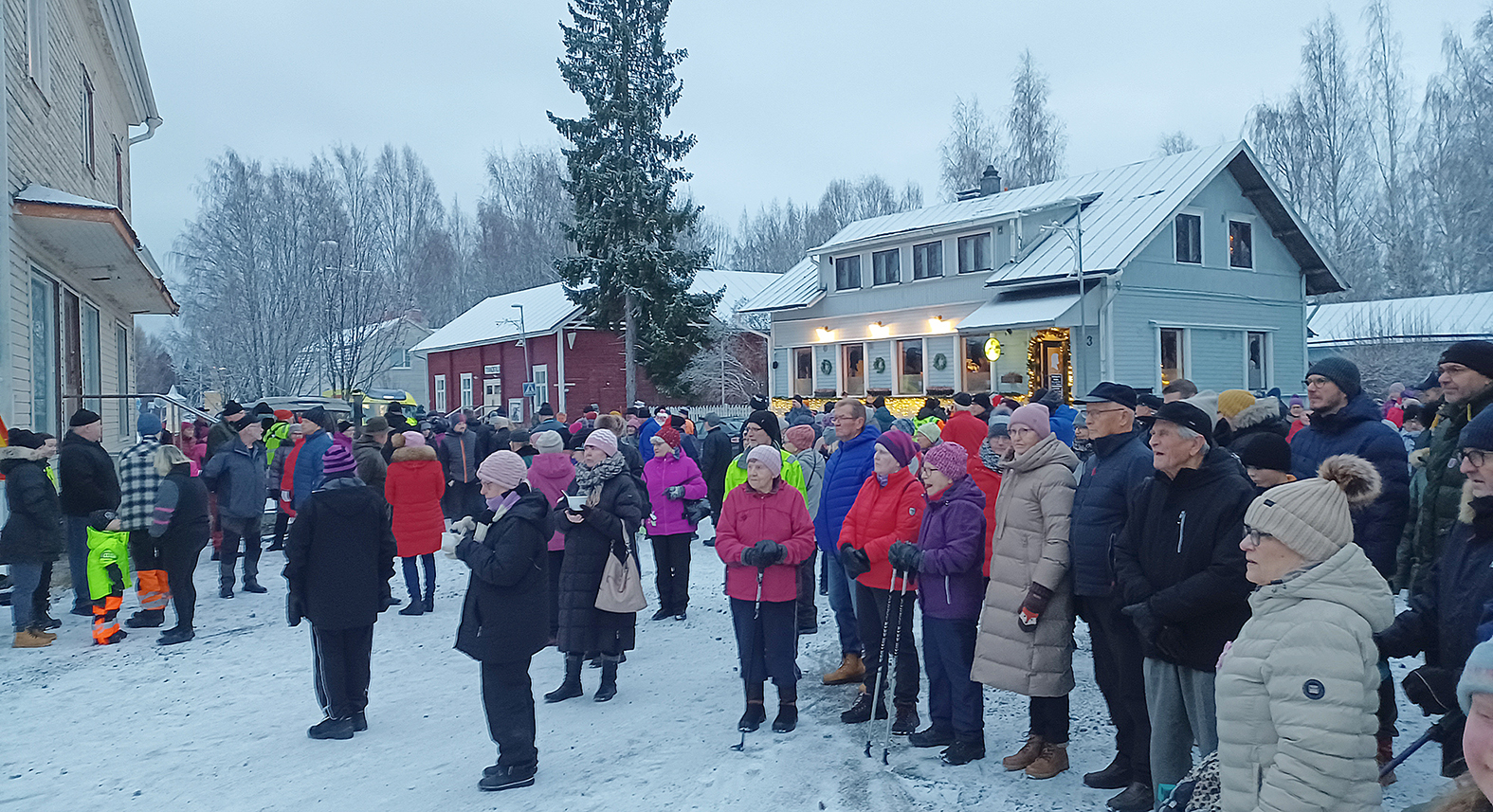 Joulunavaustapahtuma avaa sunnuntaina Juuan joulukauden.  VS-arkistokuva