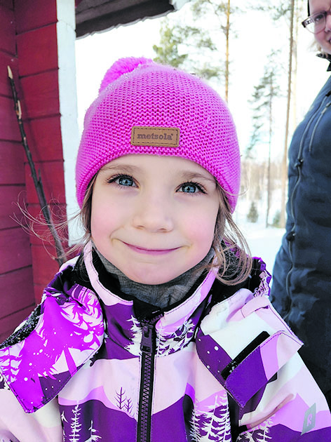 Kuusivuotiaalla Malla Toropaisella oli mukava päivä.
