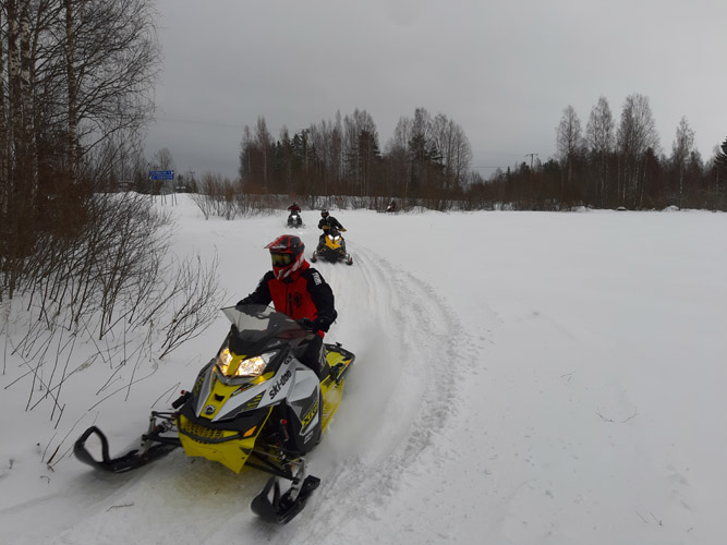 Kelkat saapuivat varsin nopeasti Kolinportilta Tuopanjoki-Kuhnusta risteykseen.
