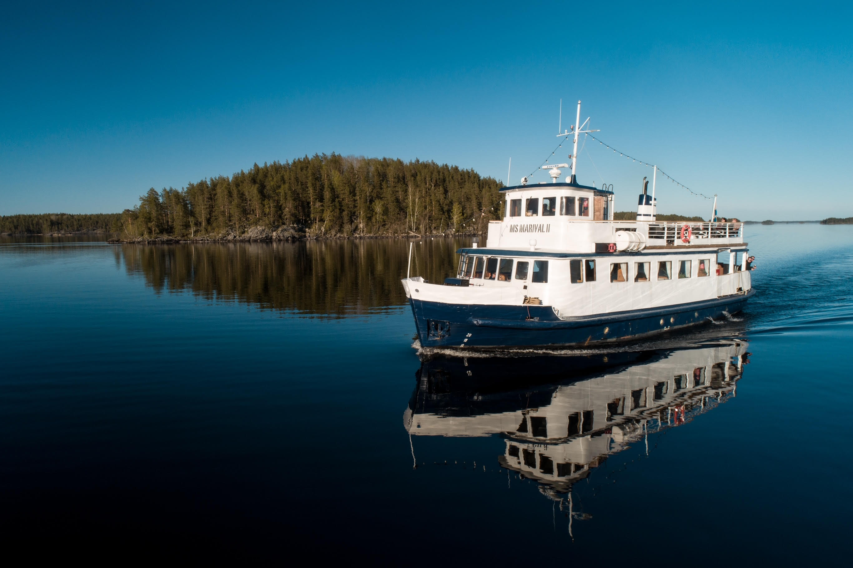 M/S Marival II alkaa seilata Pielisellä kesäkuun alusta alkaen risteilyliikenteessä. Kuva: Niko Salminen