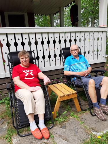 Martti ja Terttu Keskiselle mökki Juuassa on keidas, jossa he viihtyvät kesä toisensa jälkeen.