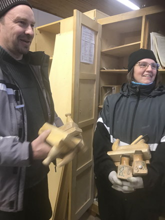 Teemu Rantala huusi itselleen kahmalollisen höyliä.
