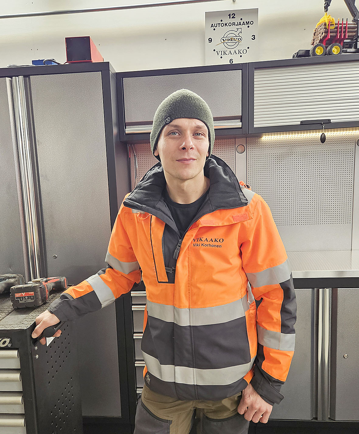 Ammattimiehellä on tavarat järjestyksessä. 